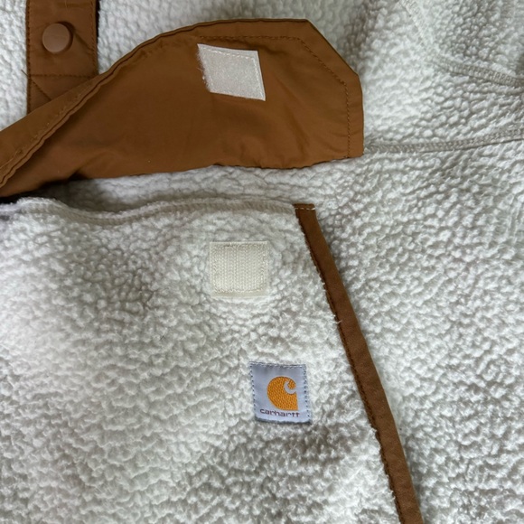 Carhartt Relaxed Fit Sherpa Fleece Pullover Sweatshirt Sweater, 0J4991-W - Picture 3 of 4